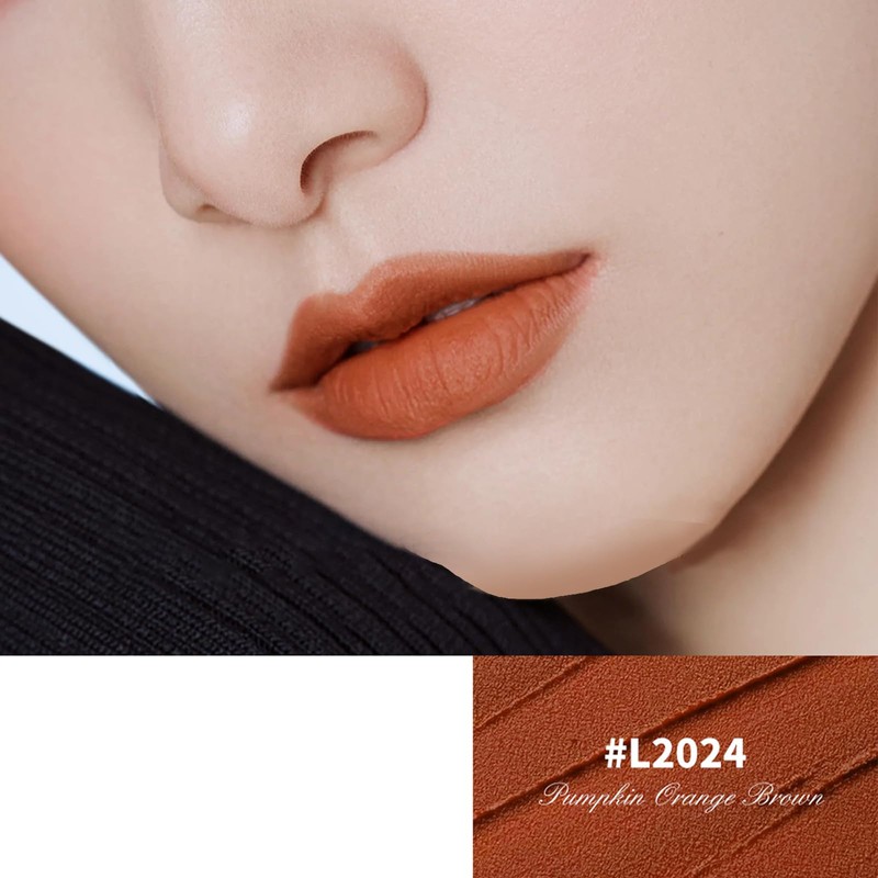 HESBUTY Lipstick, Velvet Texture, Color Transfer, Keep Color Development, Trend