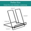 NOAEOU Cookbook Stand Holder for Kitchen Counter, Recipe Book Stand