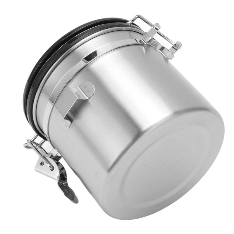 Coffee Bean Storage Stainless Steel Airtight Container Coffee with 30ml
