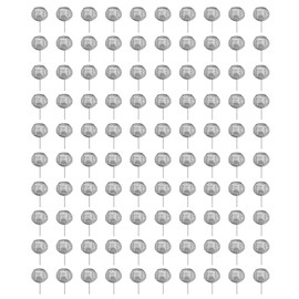 100pcs Fertilizer Mesh Basket Stainless Steel Garden Nutrition Cups Small Size Bonsai Fertilization Basket for Garden Yard Home