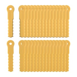 ORAEVY 30Pcs Push-N-Load Replacement Nylon Blades Compatible with Weed Warrior 3 Blade Trimmer Head and Pivotrim Hybrid 2-N-1 Head，Universal Fit