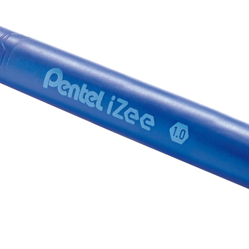 Pentel BX470/8 iZee Retractable Ballpoint Pen with Metal Clip Wide