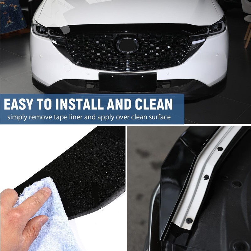 Birbenben Fit for Mazda CX-5 2017-2025 Accessories, Glossy Black Hood