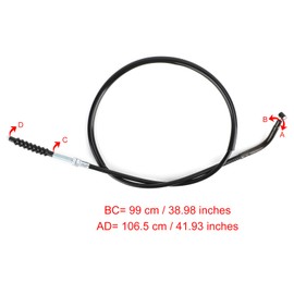 Artudatech Clutch Cable 54011-0579 for Kawasaki ZR1000 Z1000 2014, 2015, 2016