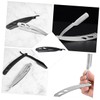 Outanaya 2Pcs Foldable Stainless Steel Beard Razor Lightweight Manual Shaver