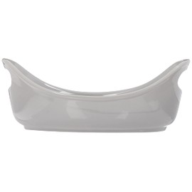 Rachael Ray Ceramics Bubble and Brown Oval Baker Set, 2-Piece, Light Sea Salt Gray -