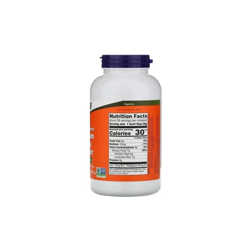 Cáscaras de Psilio en Polvo Orgánico Organic Psyllium Husk Powder,
