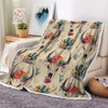 Western Boho Throw Blanket, Bohemian Cowboy Southwestern Bull Skull Warm