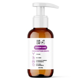 Liquid Supplement for Aging Dogs - Comprehensive Joint & Cognitive Support - Hip & Joint Care Supplements - Non-GMO & Vegan-Friendly-200ml