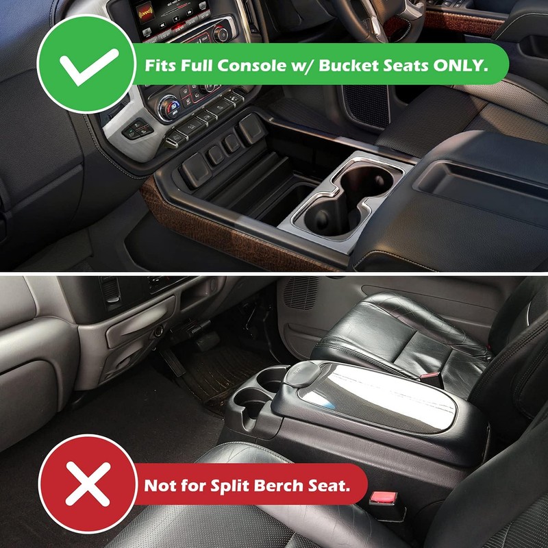 JOJOMARK Center Console Organizer Tray fits for 2019-2022 GMC Sierra/Chevy