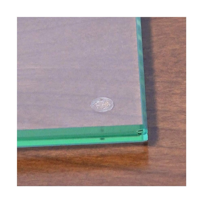 Clear Rubber Desk Bumpers 6.4mm x 1.6mm Hemispherical - 1
