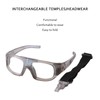 Basketball Football ExplosionProof Safety Glasses Sports Eye Protective Glasses(Gray )