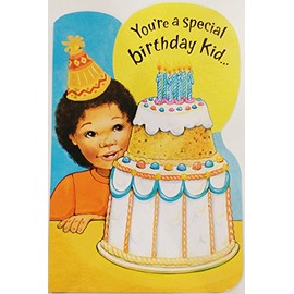 You're an Extra Special Birthday Kid Greeting Card (Black/African American)