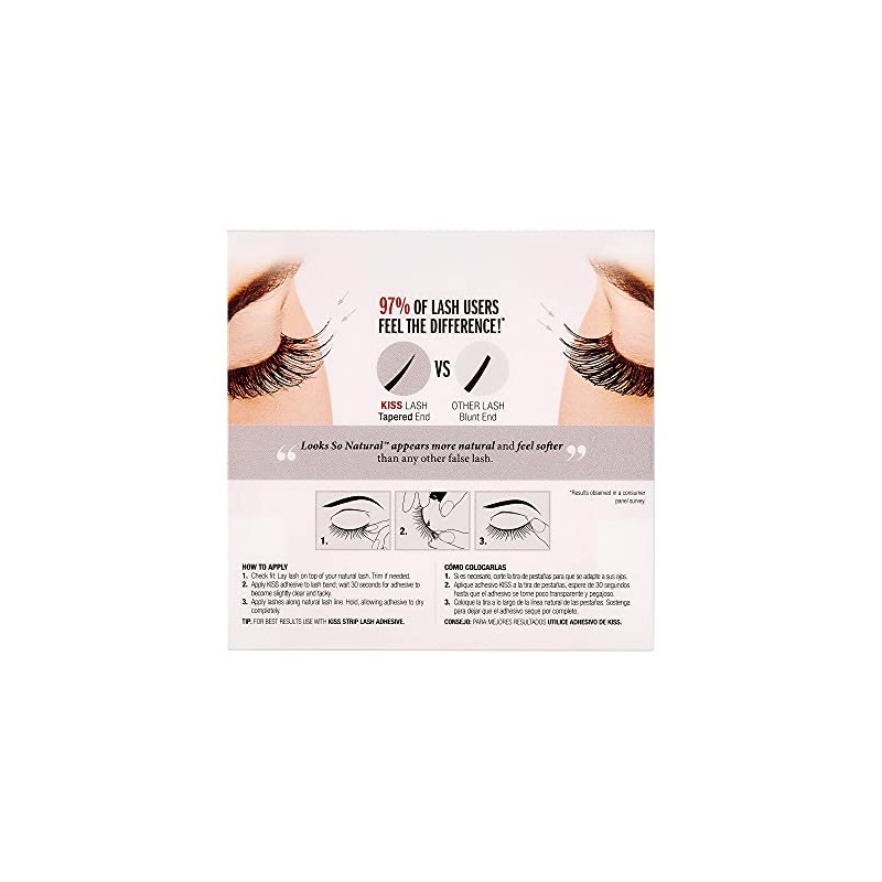 KISS Looks So Natural Lashes Double Pack - FLIRTY Tapered