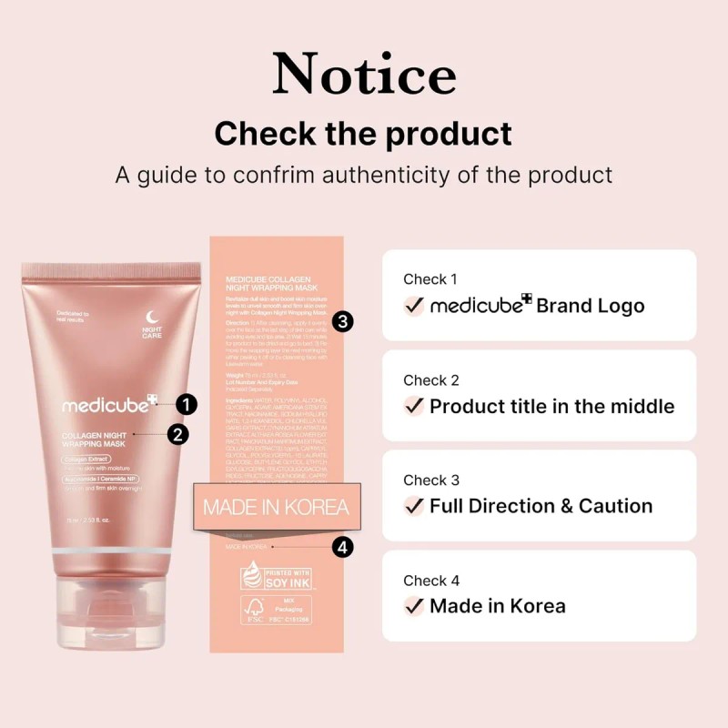 Medicube Paquete De Mascarilla Facial De Colágeno