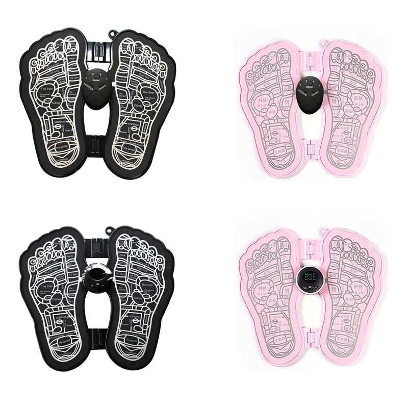 Foot Pulse Massage Cushion Lightweight Foldable Six Modes Foot Massager