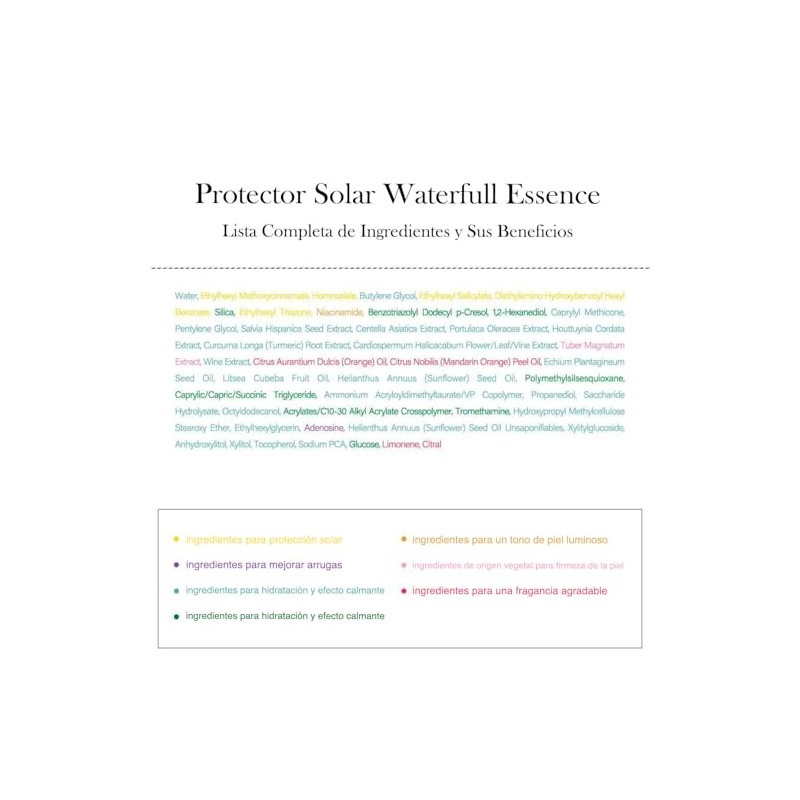 D’ALBA Waterfull Essence Sunscreen SPF 50+ 50 ml – Protector