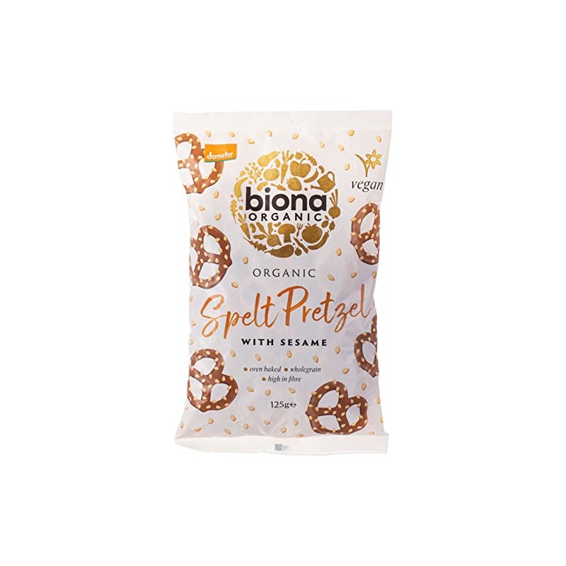Biona Organic Spelt Pretzel with Sesame 125g