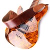 Guitar Accessories Thick Genuine Leather Electric Bass Guitar Strap Adjustable