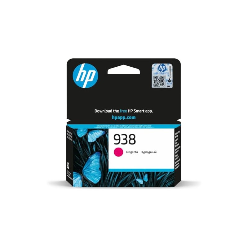 HP Original 938 Ink Cartridge - Magenta (4S6X6PE)