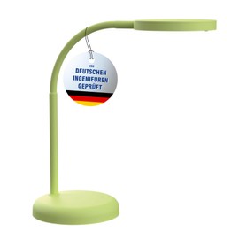 Maul MAULjoy LED Desk Lamp, Small Desk Lamp with Stand, Modern Table Lamp for Desk, Office, Flexible LED Lamp with 3000 K Warm White LED Light, Lime