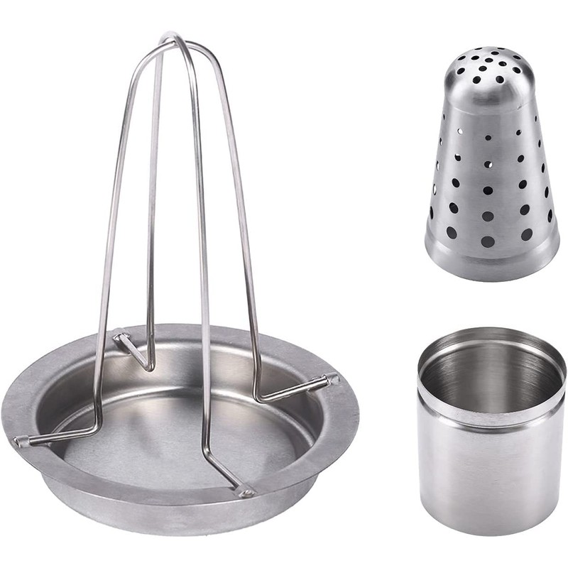 AMOZO Beer Can Chicken Holder for Grill and Smoker -