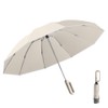 Fully Automatic Umbrella with Carabiner Handle, 10 Ribs Reverse Folding