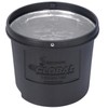Global Industrial Large Capacity Free Standing Outdoor Ashtray with Round