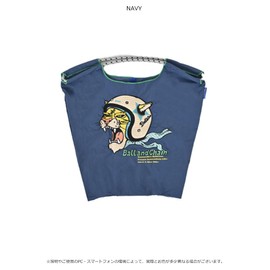 Ball & Chain 301049 HELMETTO TIGER Helmet, Tiger, Tiger, Medium, Eco Bag, Tote Bag, navy