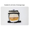 Catheter Leg Bag Holder with Elastic Strap Breathable Mesh Large
