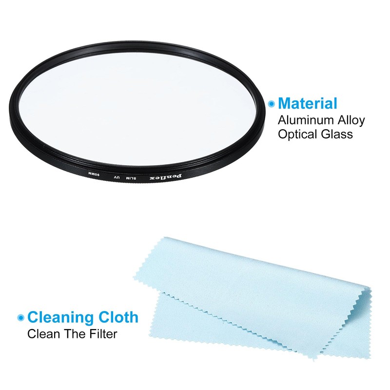 PATIKIL 95mm UV Filter, 1 PCS UV Protection Filter SLIM