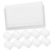Outanaya 12 Pcs Transparent Chair Leg Caps Thickened Plastic Floor