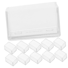 Outanaya 12 Pcs Transparent Chair Leg Caps Thickened Plastic Floor Protectors for Chairs Tables Stools Easy to Install Scratch Discreet Design for Comprehensive Floor Protection