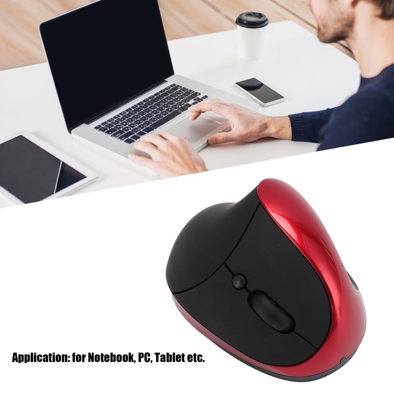Right Handed Ergonomic Mouse Adjustable DPI 2.4G Wireless Vertical Mouse