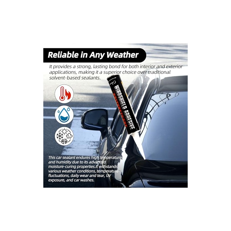 Calvana Automotive Windshield Adhesive Repair Kit - 310ml