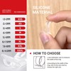 Omilly 8 SizesSilicone Ring Sizer Adjuster for Loose Rings –