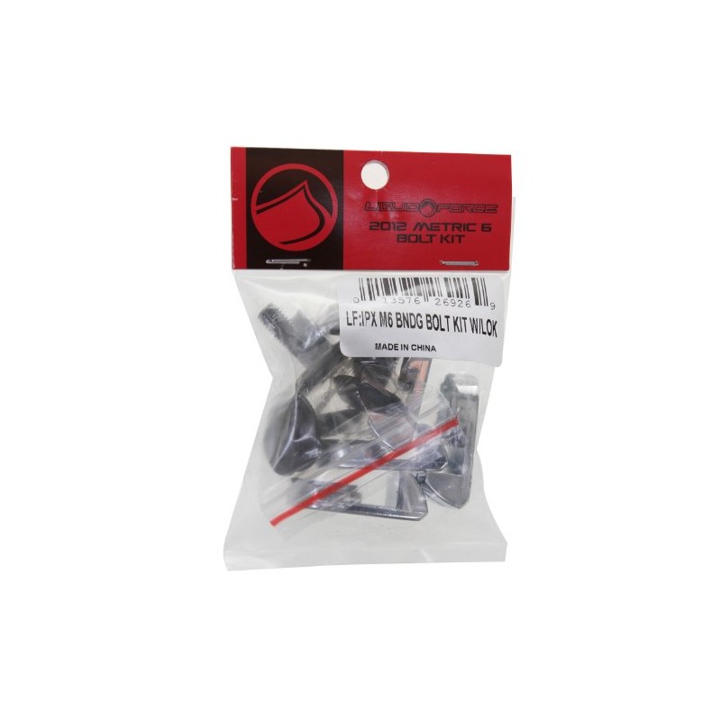 Liquid Force IPX M6 Binding Bolt Kit w Lok