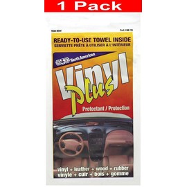 Blue Magic Vinyl Plus Protectant Towel, Good for Vinyl, Leather, Wood & Rubber