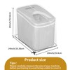 Small Ice Maker Cover, Transparent PVC Ice Maker Cover