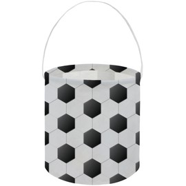 FXOLCSHE Easter football busket,Football Soccer Basket Kids Storage Basket,Kids Gift Basket,Room Decor,Boys hamper(Soccer)