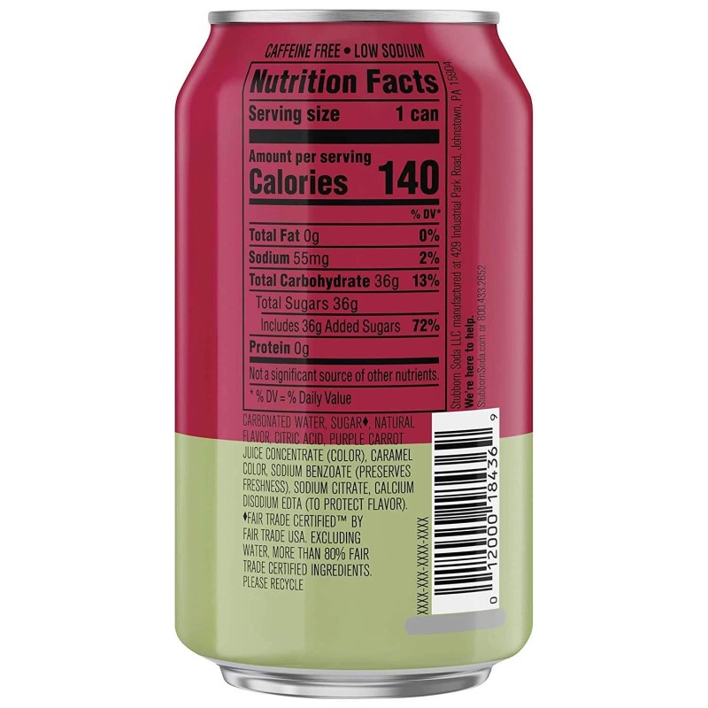 Stubborn Soda Black Cherry with Tarragon 12 Fl Oz Pack
