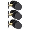 goldenwarm Black Closet Door Knobs, Heavy Duty Zinc-Alloy Passage Matte