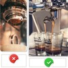 54mm Espresso Double Spouts Portafilter with 3 Ear, Espresso Accessories,Stainless