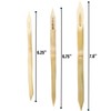AUEAR, 3 Pack Bamboo Double Head Pointed Stylus Pen Bamboo