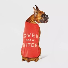 Boots & Barkley Graphic 'Lover Not a Biter' Dog and Cat Tank Top Size Medium New