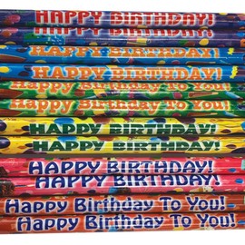 Raymond Geddes Birthday Number 2 Pencils For Kids (Pack of 144)