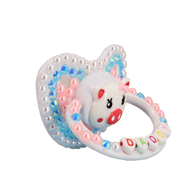 Adult Sized Pacifier Cute Gem Pacifier (Shape 9)