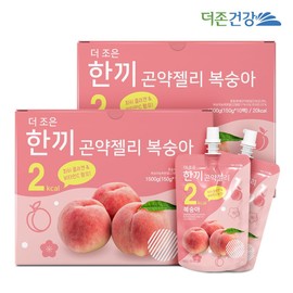 더존건강 한끼 곤약젤리 복숭아 150g 10팩 2박스