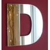Servewell Contemporary Letter D, Acrylic Wall Art Mirrors with Fixings