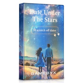 GAMEBYX 30 Scratch Off Date Night Ideas Cards – Fun & Romantic Couples Card Game – Surprise Challenges – Perfect Anniversary, Valentine’s Day, Birthday for Couples